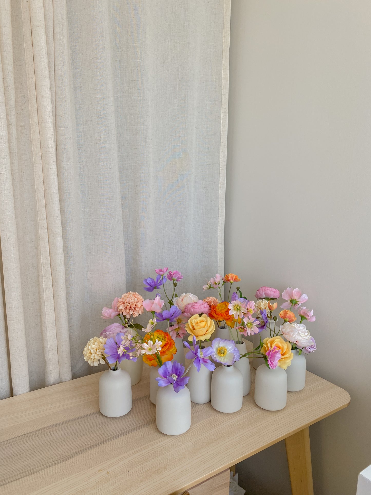 Bud Vase Arrangements (no vases)